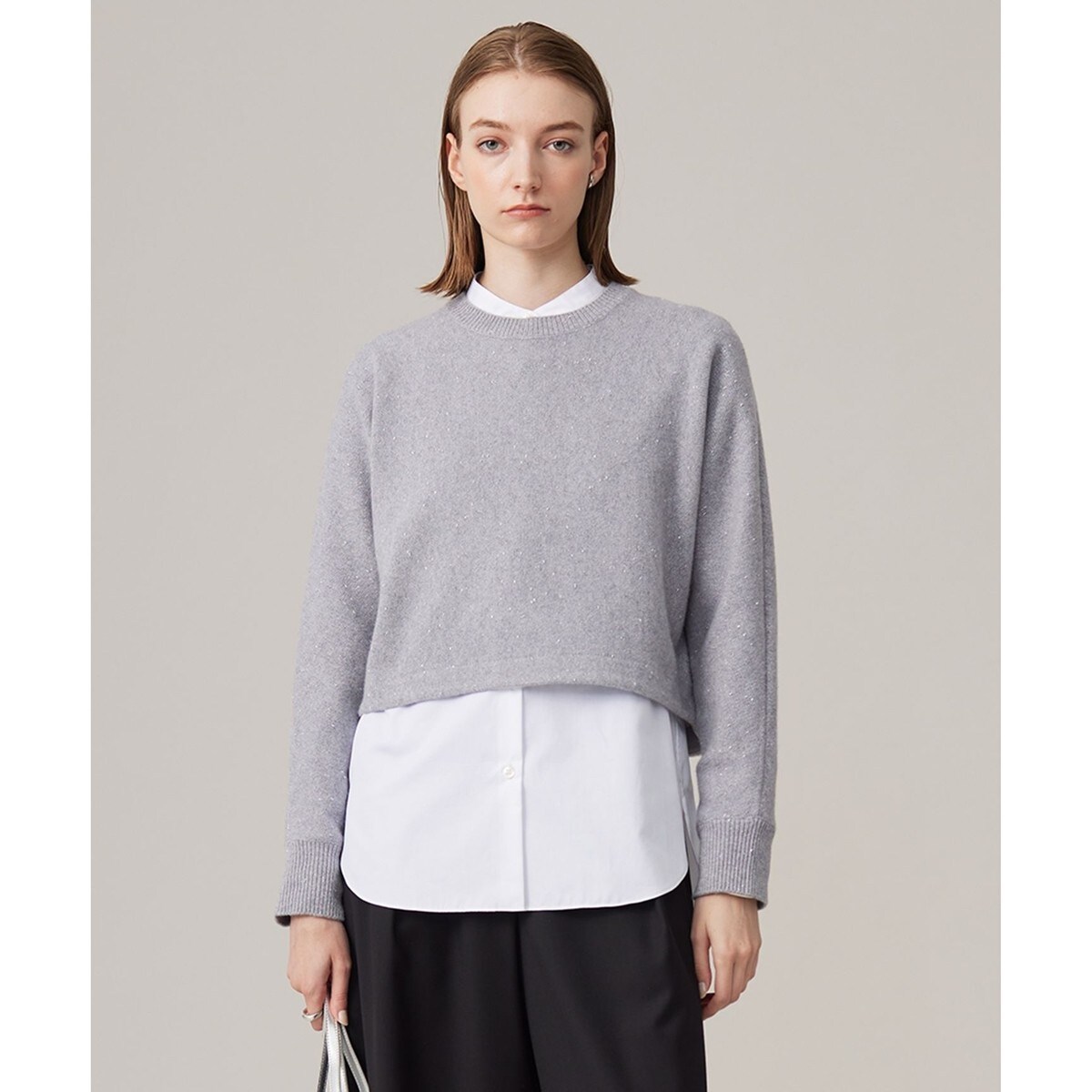 洗える】エンブロイダリーニット | 23区(23KU) | マルイウェブチャネル