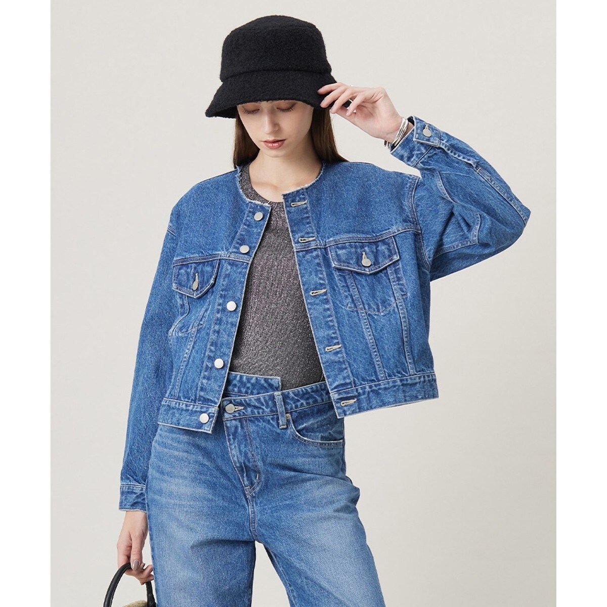マガジン掲載】BLUE デニム ジャケット（検索番号D24） | 自由
