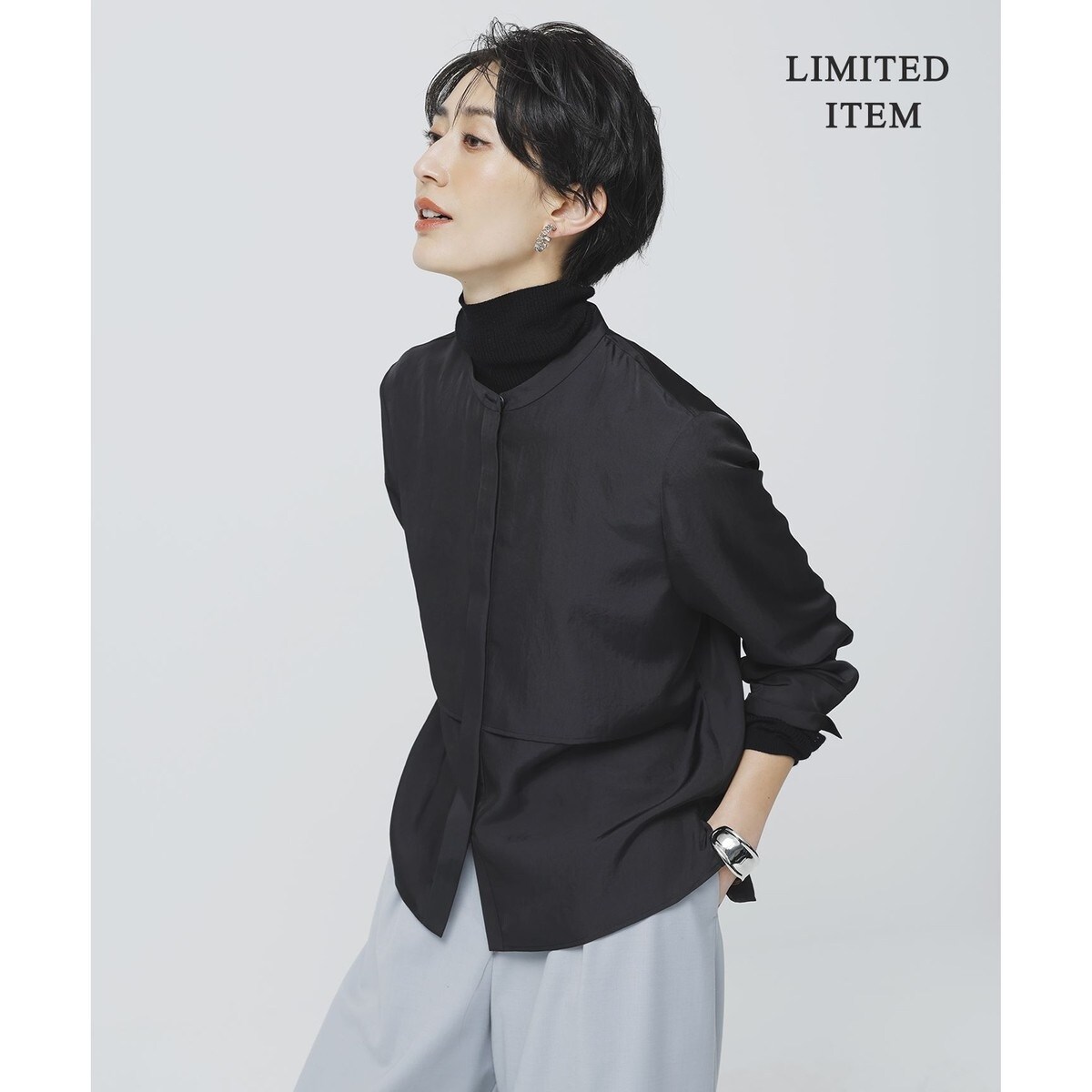 【洗える】ゼブラシアーJQ クロップドシャツ ICB｜【洗える】ゼブラシアーJQ クロップドシャツ | Rakuten