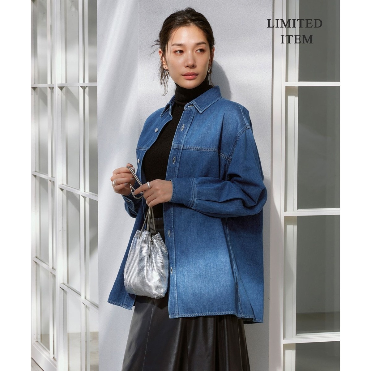 ICB 【WEB限定・洗える】コットンソフトデニム ジャケット WEB限定・洗える】コットンソフトデニム ジャケット | ICB
