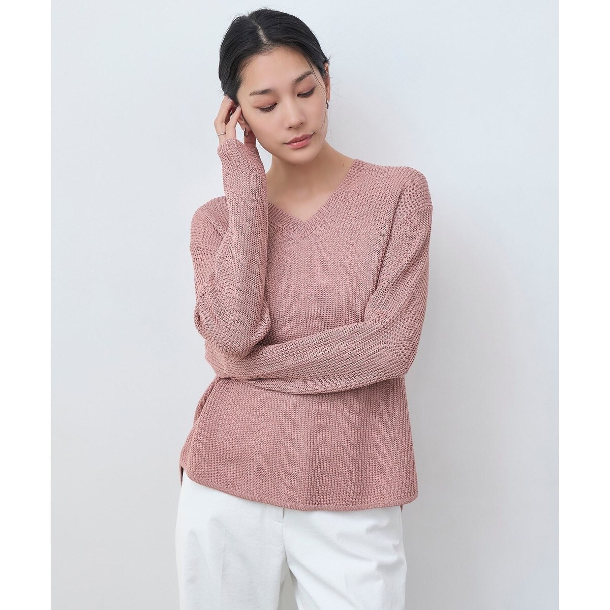 洗える】 クロスコンビ Vネックプルオーバー | ICB | マルイウェブチャネル