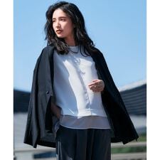 【接触冷感・速乾・洗える】 リヨセルシアー ジャケット