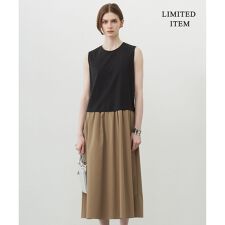 【WEB限定・洗える】 RENUコンビ ノースリーブワンピース