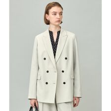 ウール2WAYストレッチ ダブルブレストジャケット