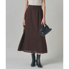 【洗える】 シアービエラ フレアスカート