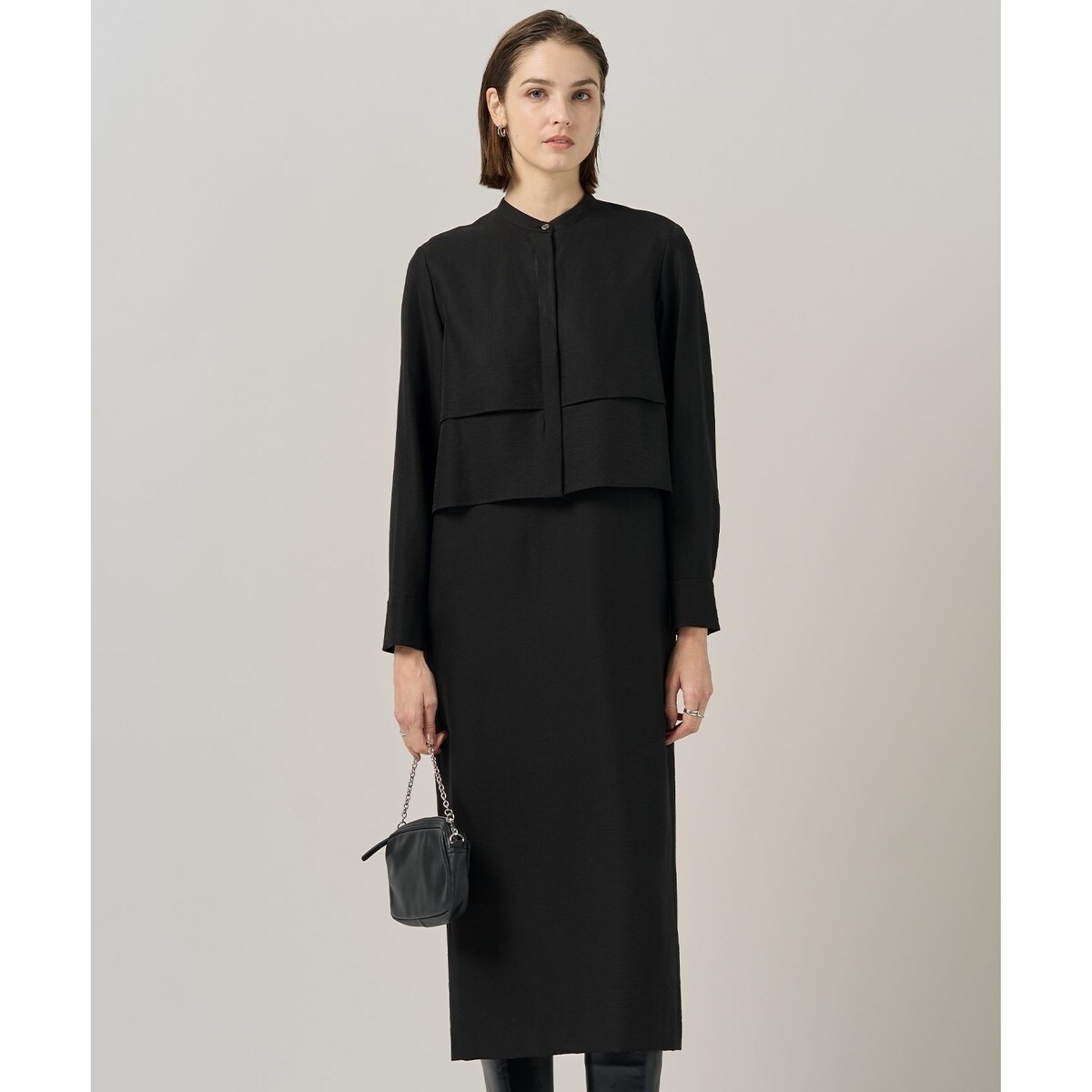 leur logette/ルールロジェット】COTTON SILK OP：ワンピース