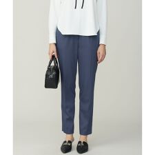 【CLASSY.掲載・裏起毛】 ウォームサテン スティックパンツ