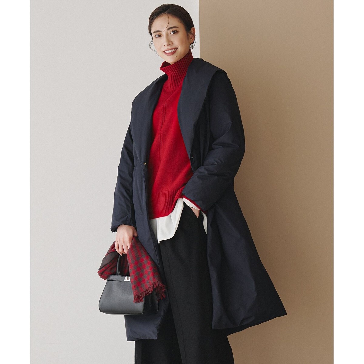 撥水加工】ADS ダウン ショールカラーロングコート | ICB | マルイ