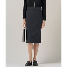 【UVカット・洗える】ウール2WAYストレッチ タイトスカート