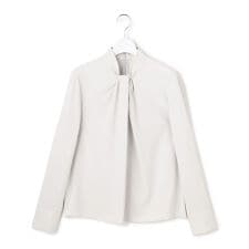 ストレッチジョーゼット ボウタイライク ブラウス