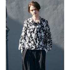【30th ANNIVERSARY】 アーカイブフラワープリント ドルマンスリーブブラウス