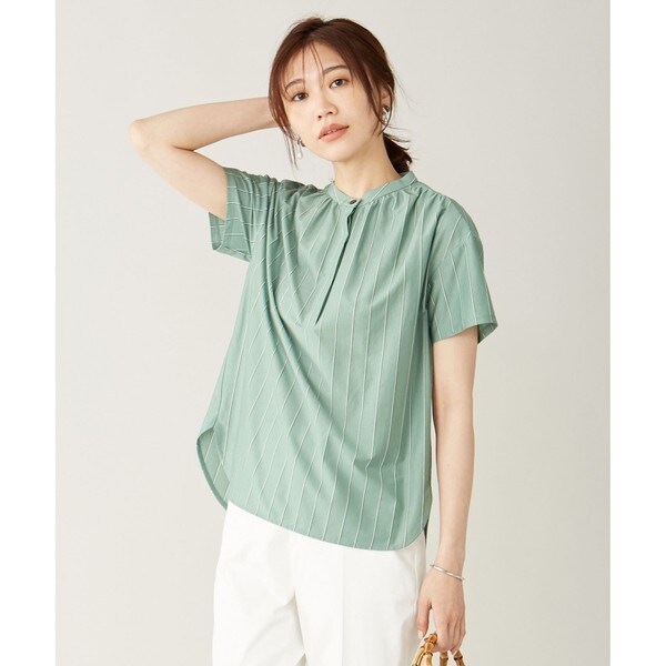 J.PRESS LADIES 【イージーケア】スビンギザストライプ カットソー イージーケア】スビンギザストライプ カットソー | Jプレス(J