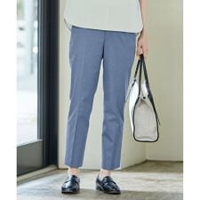 【洗える・撥水・防汚】コットンFITTYシャーク テーパード パンツ