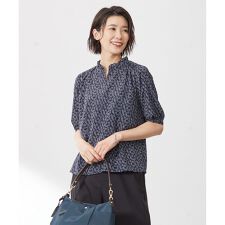 チェーンプリント スリットネック カットソー | Jプレス(J.PRESS 