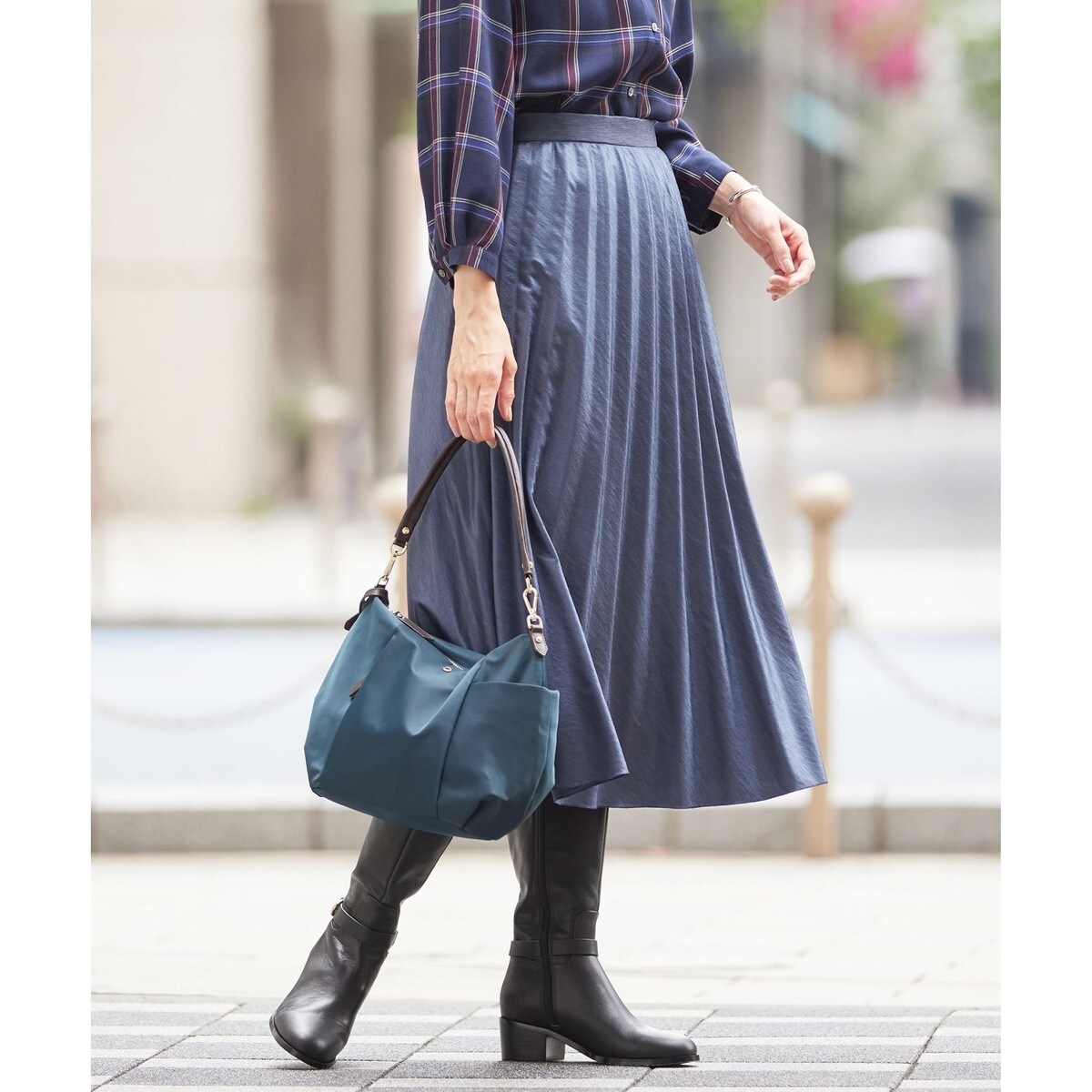 洗える】Mistyスラブツイル プリーツ スカート | Jプレス(J.PRESS