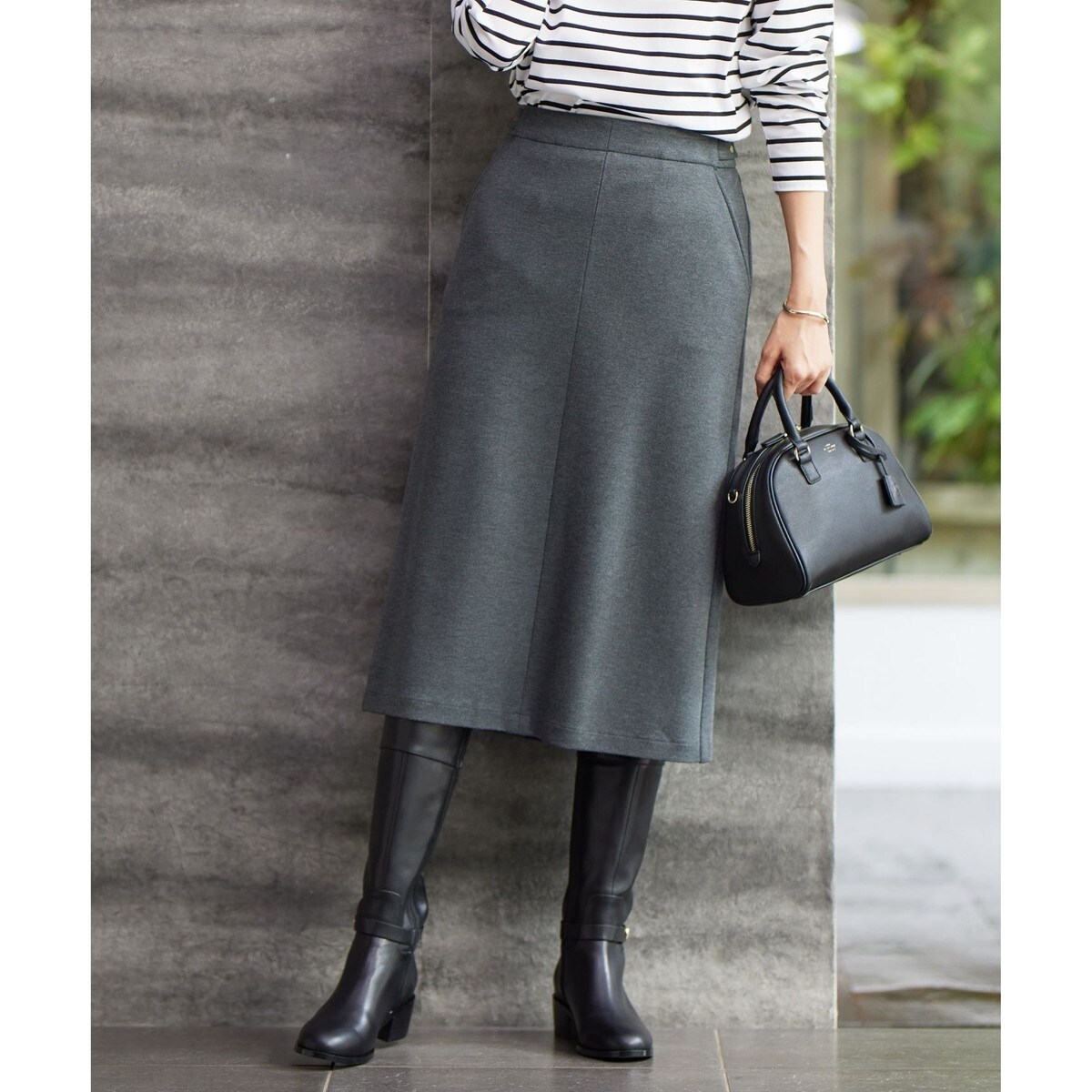 洗える】デュアルウォームポンチ スカート | Jプレス(J.PRESS