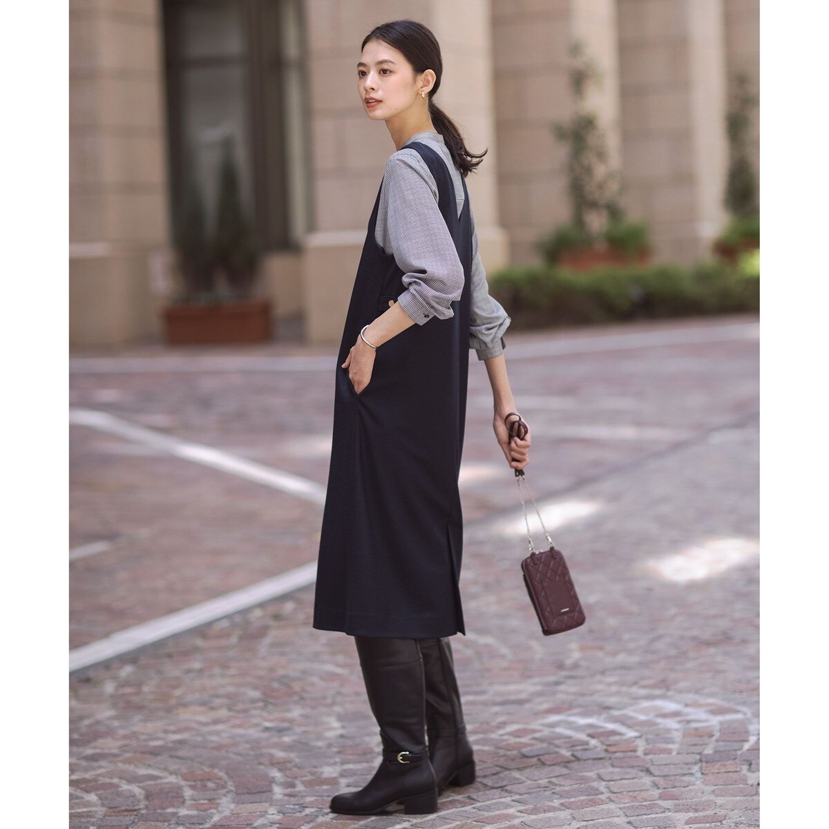 洗える】ウールスムース ジャンパースカート | Jプレス(J.PRESS