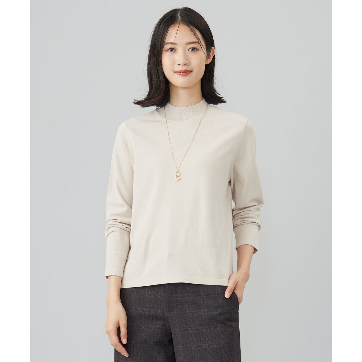 【洗える】Cotton Acetate ストライプ ニット プルオーバー J.PRESS｜【洗える】Cotton Acetate ストライプ ニット プル