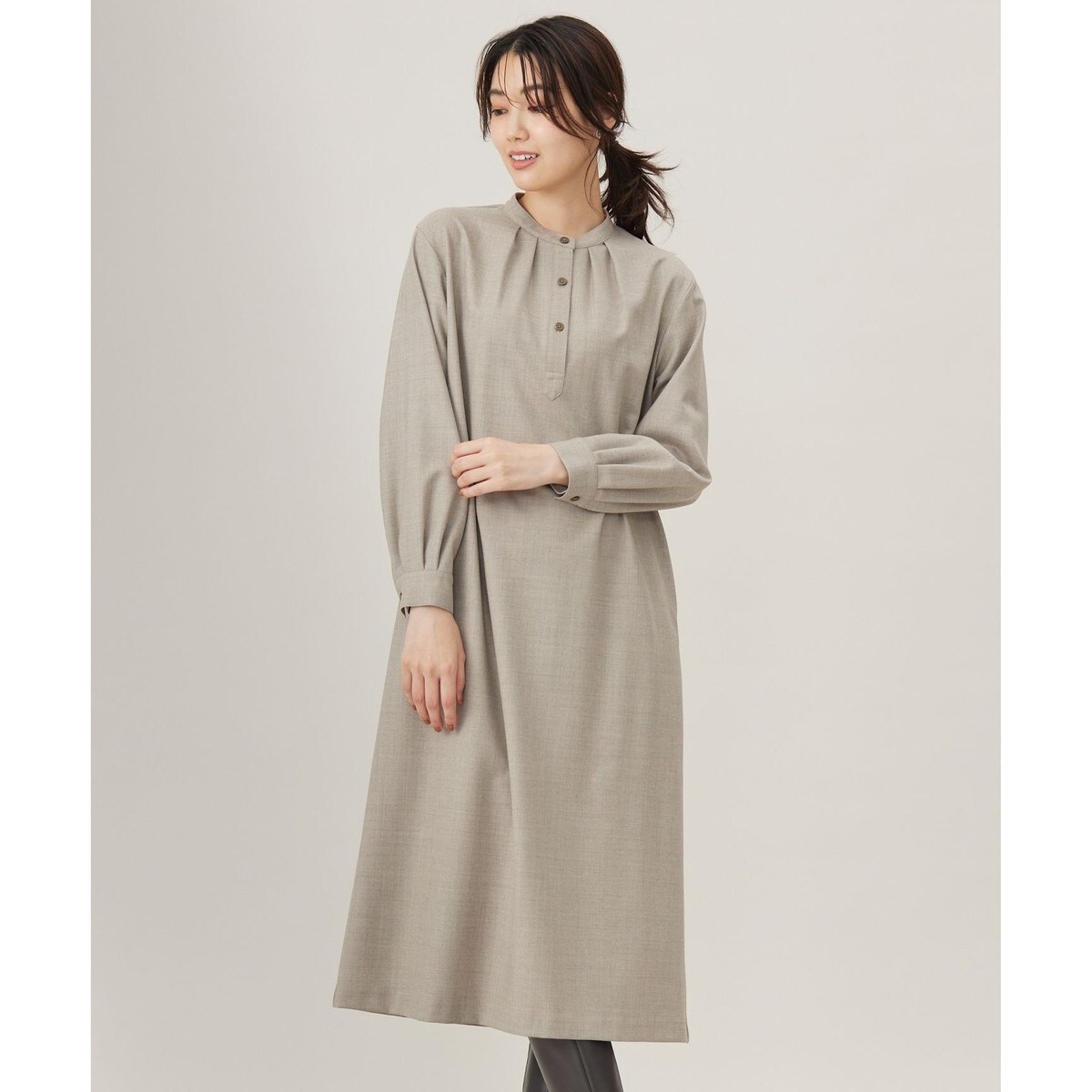 高橋志津奈さんコラボ】ビスコースストレッチポンチ 2WAY