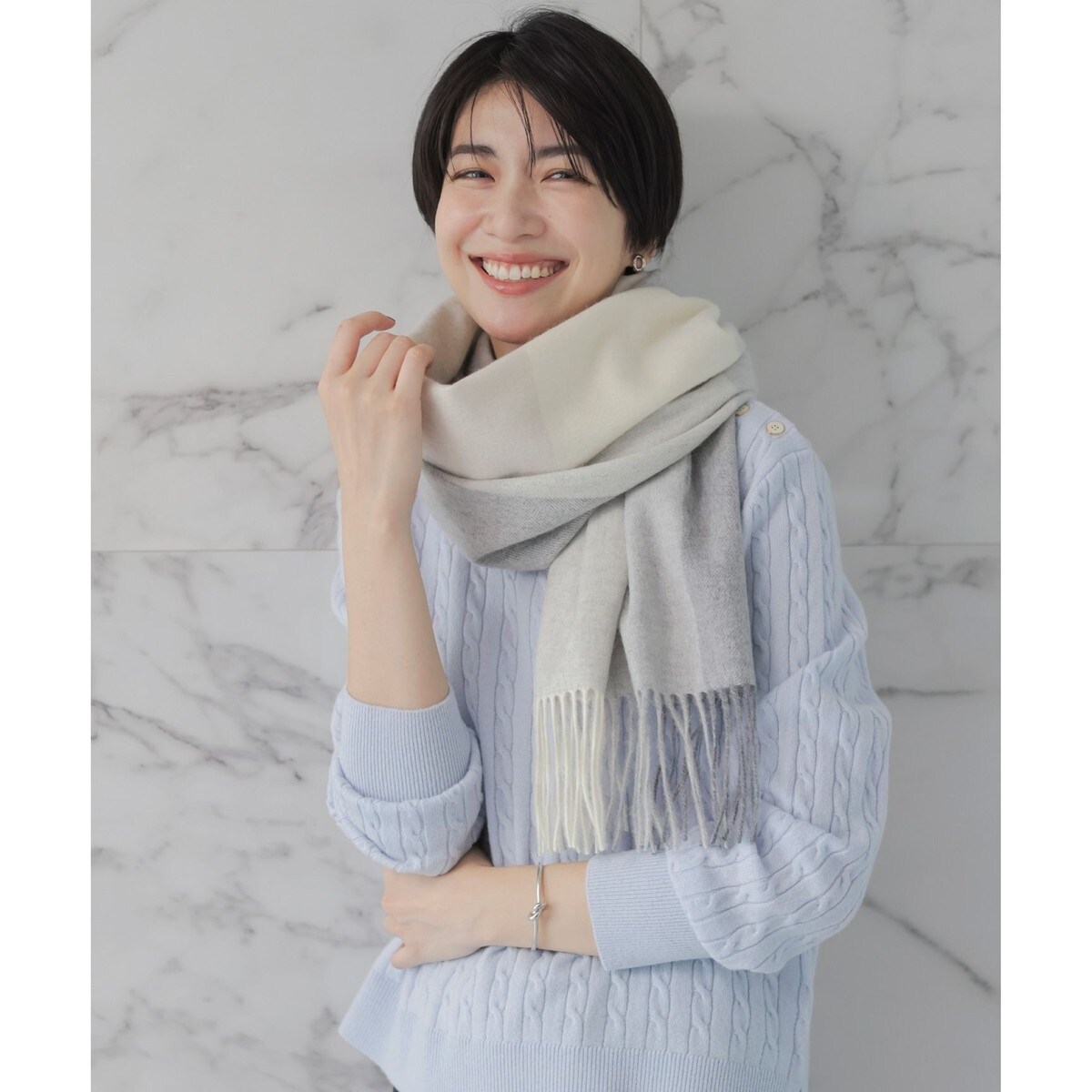 新品未使用Ｊプレスカシミヤチェックマフラー カシミヤチェック マフラー | Jプレス(J.PRESS) | マルイウェブ