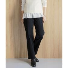 【洗える】裏起毛ストレッチ デニム パンツ