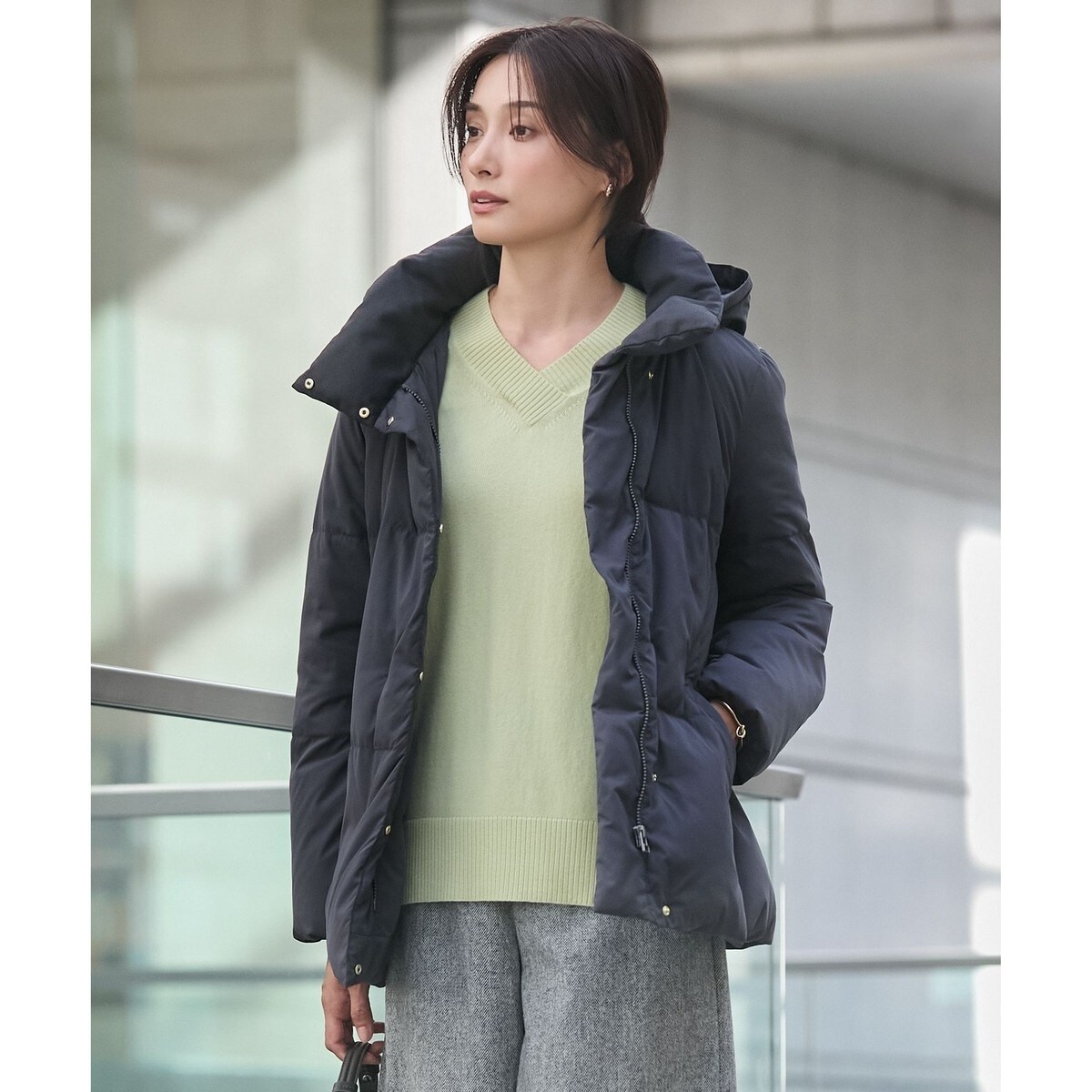セール】 【KING SIZE】【デタッチャブルフード】ベーシックタフタ ダウンコート （ダウンジャケット・ベスト）｜J.PRESS / ジェイプレス  ファッション通販 タカシマヤファッションスクエア