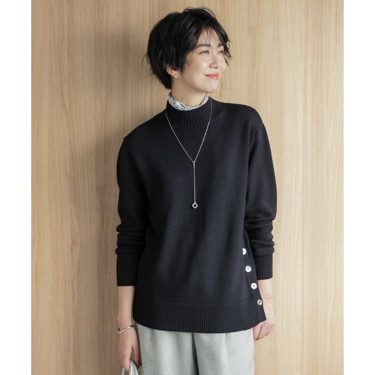 WEB限定カラーあり・洗える】CLEAR WOOL BLEND ニット | Jプレス(J 