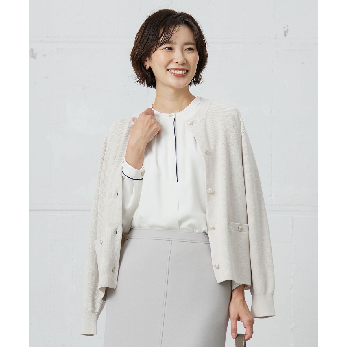 【新品】Gabardine K.T シアーサテン シアーブルゾン ウォッシャブル Gabardine K.T シアーサテンブルゾン シアーブルゾン
