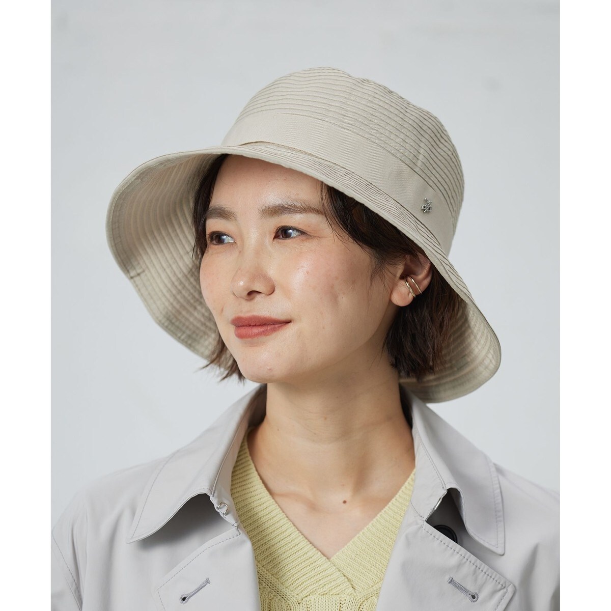 アダムエロペ　2WAYレイヤーハット新品 追加・WEB限定】2WAYレイヤーハット［接触冷感・洗える・撥水