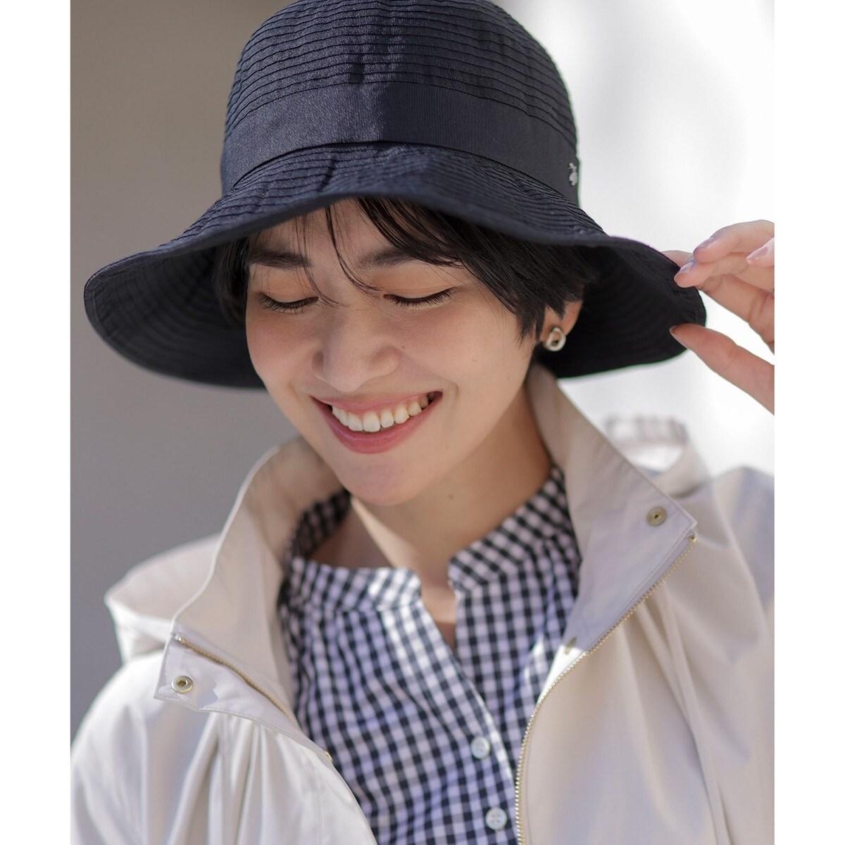 追加・WEB限定】2WAYレイヤーハット［接触冷感・洗える・撥水