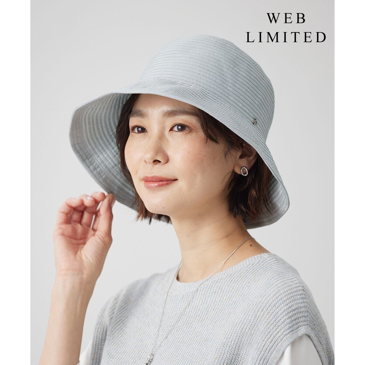 追加・WEB限定】2WAYレイヤーハット［接触冷感・洗える・撥水