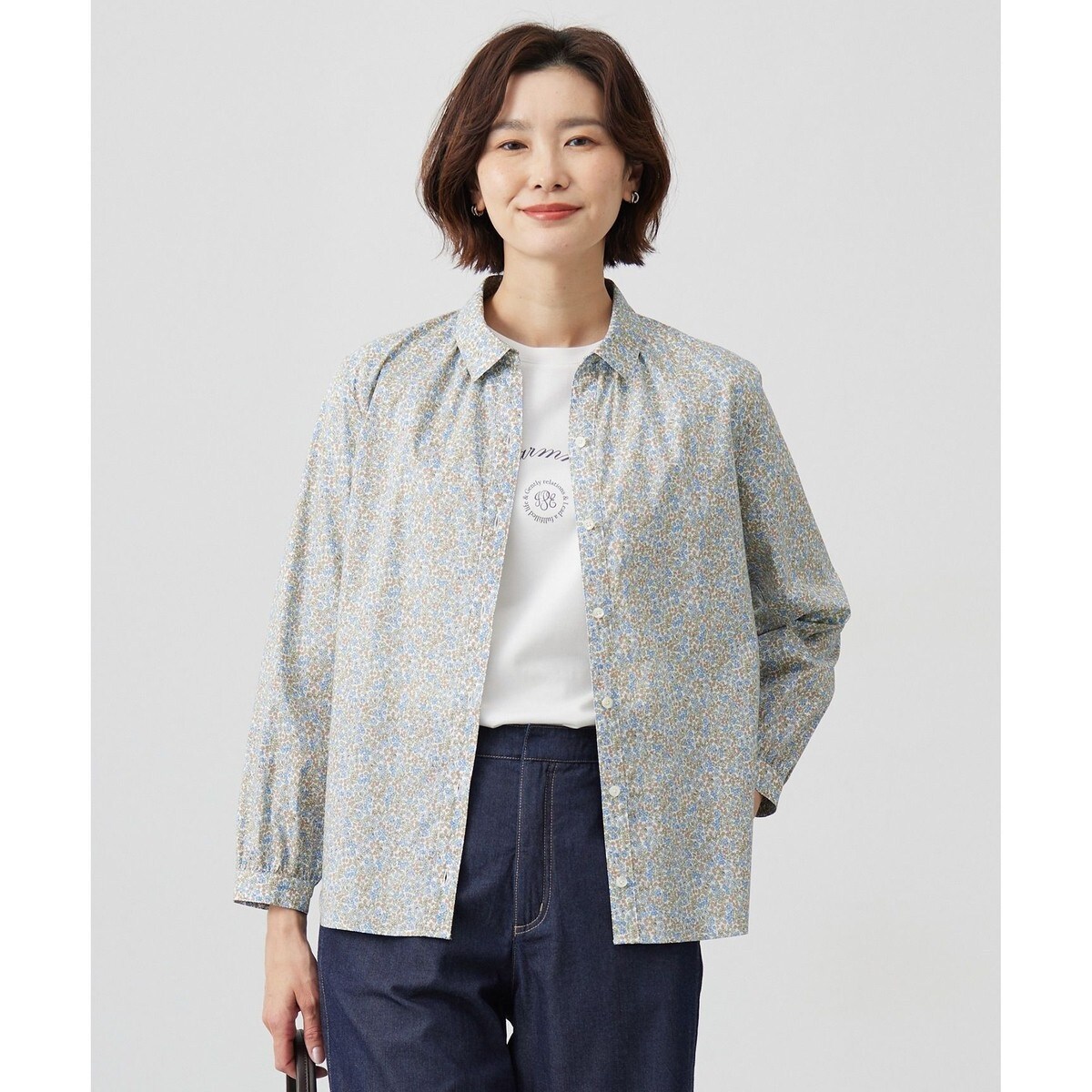 美品✨allureville THOMAS MASONコットンバンドカラーシャツ trim_ofalv_itemdf367a4a9a4a11e