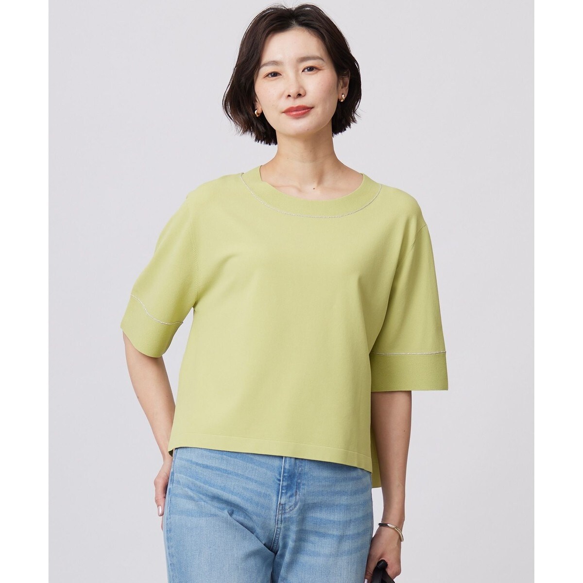 ニット セーター 「洗える」SEMI WORSTED WOOL バスクボーダー ニット レディース 洗える】SEMI WORSTED WOOL バスクボーダー ニット / J.PRESS