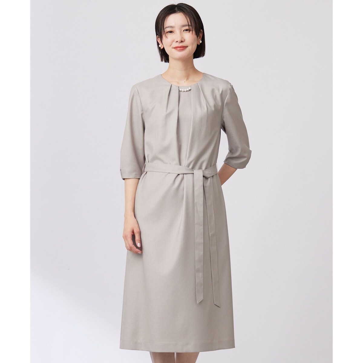 カタログ掲載・WEB限定・接触冷感・洗える】シアーラミーローンシャツ