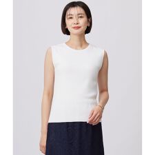 【WEB限定カラーあり・洗える】FINE SLEEVELESS ニット タンクトップ | Ｊプレス(J.PRESS)