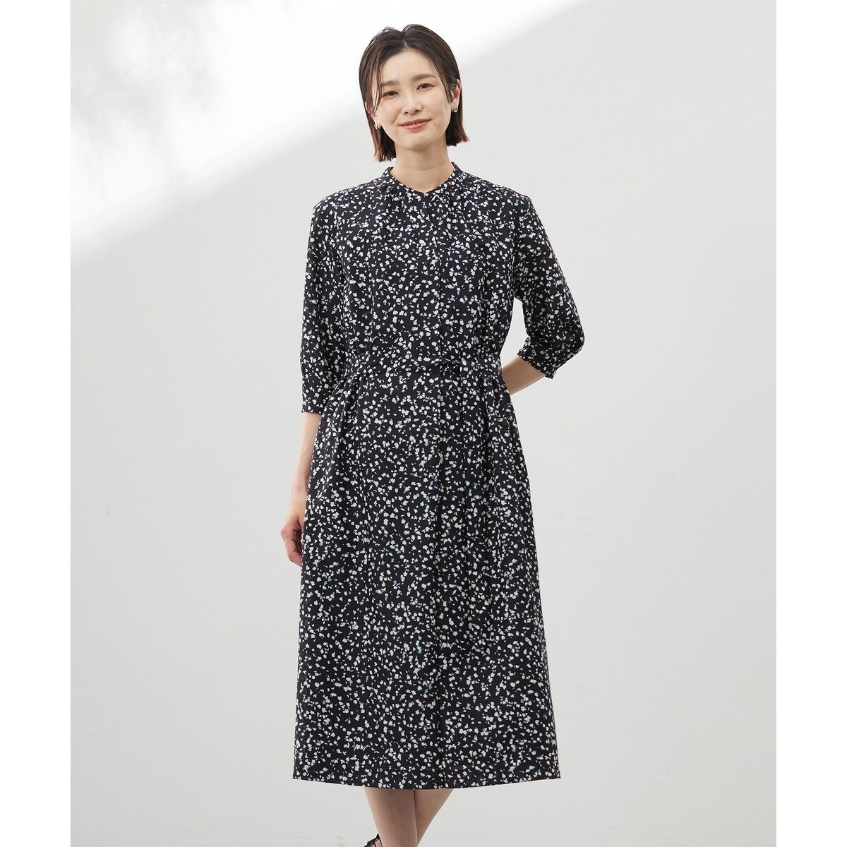 ジェイ プレス レディス J.PRESS LADIES 【洗える】バックサテン