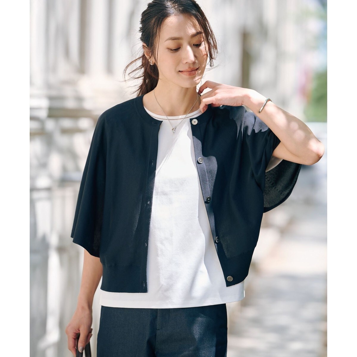 AUSSIE AIR FAIR ISLE カーディガン | Jプレス(J.PRESS