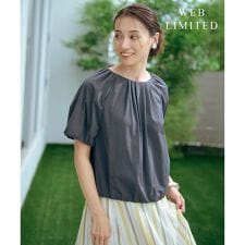 【WEB限定・洗える・接触冷感】バルーンジャージー カットソー
