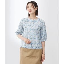 【洗える】LIBERTY ボートネック ブラウス