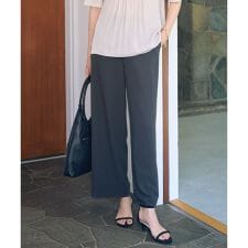【洗える・吸水速乾・接触冷感・セットアップ対応】Light ジョーゼット ワイド パンツ