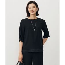 【洗える・吸水速乾・接触冷感・セットアップ対応】Light ジョーゼット ブラウス