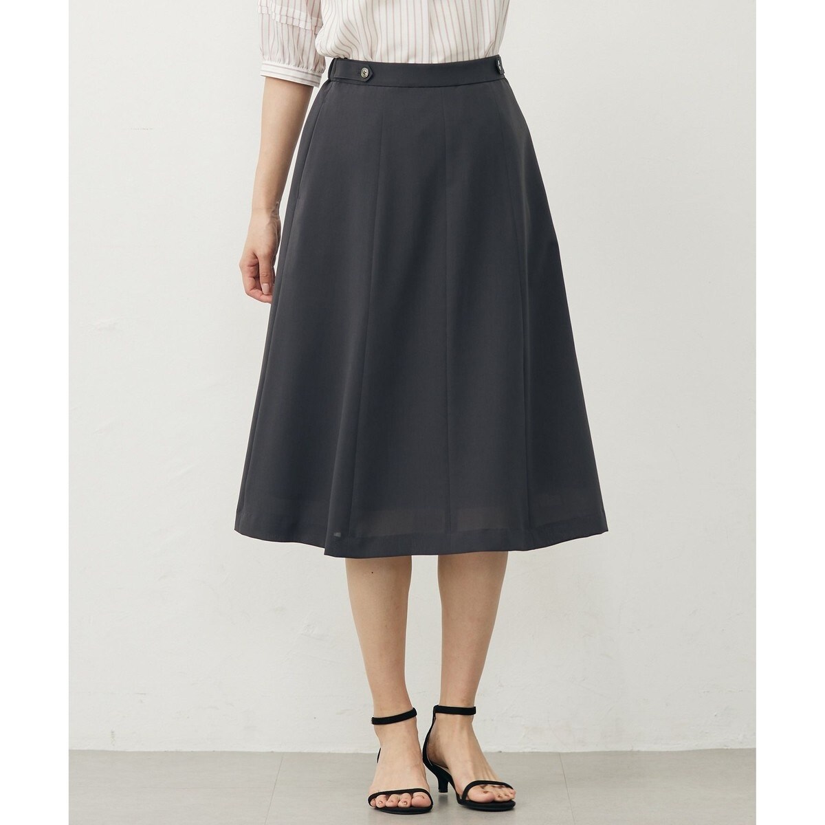 J.PRESS LADIES （Jプレス）スカート　新品 セール】 【洗える】ジオメトリックプリント スカート （ミニ