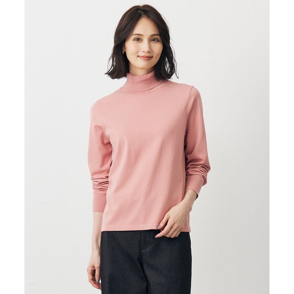 270 新品 新作 ICB VIS/NYハイゲージ プルオーバー ニットUV40 接触冷感・UVカット・洗える】 VIS/NYハイゲージ デザインプル