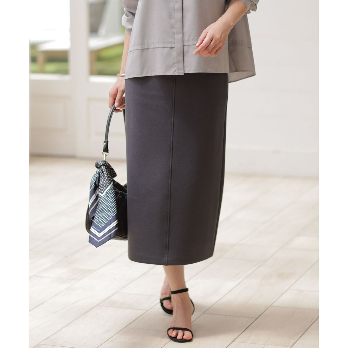 J.PRESS LADIES （Jプレス）スカート　新品 J.PRESS / ジェイプレス （レディース） ロング・マキシ丈