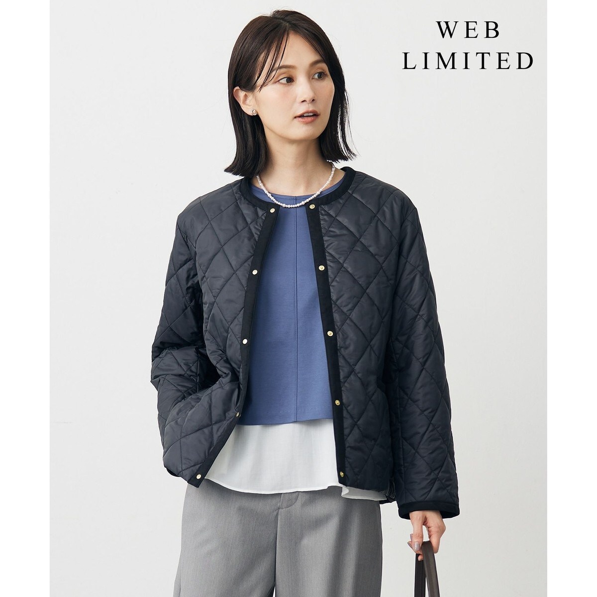 一部カラーWEB限定》ボンディングフーデッドブルゾン | イエナ