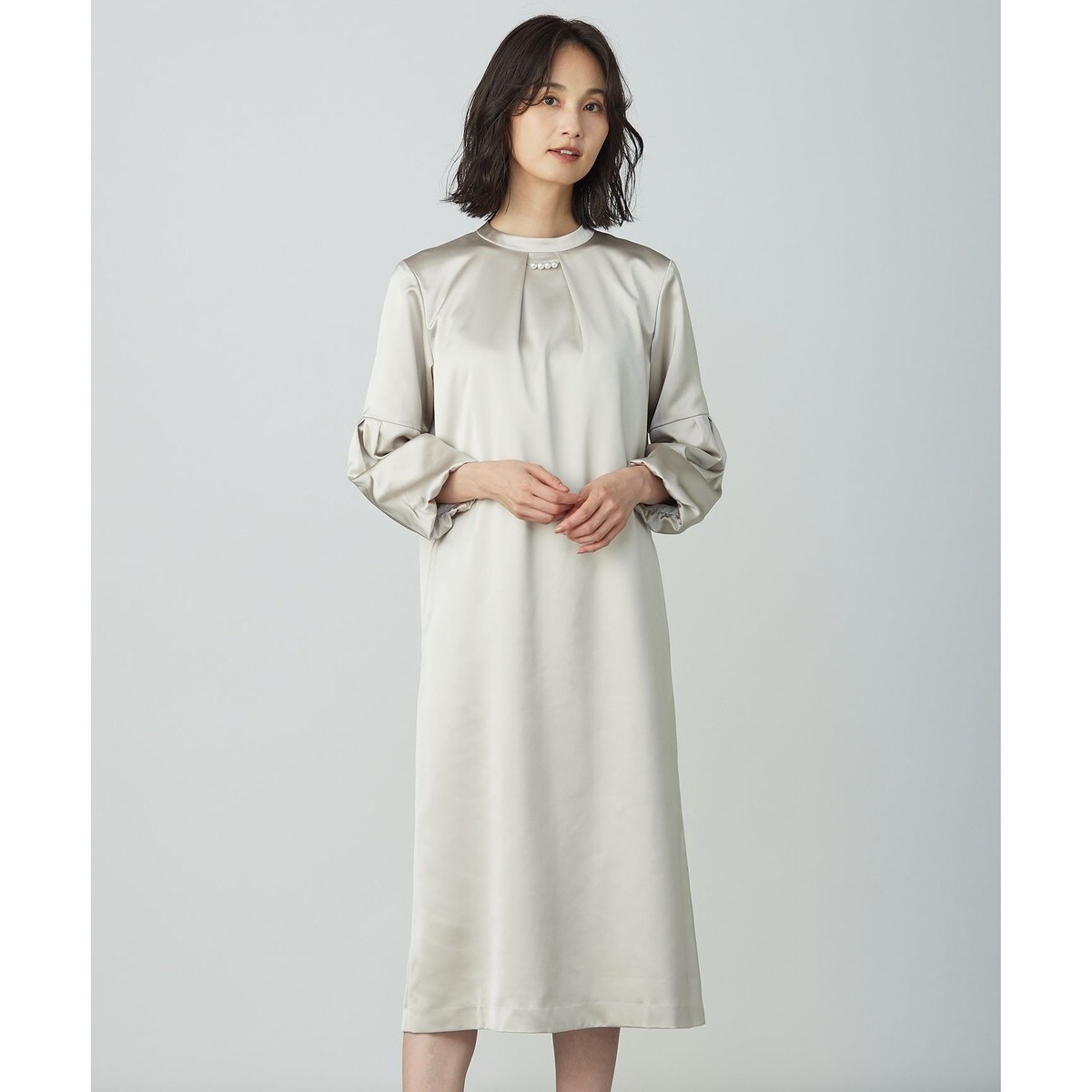 ♡超美品！ルルウィルビー　レーストリムシャツワンピース♡ セール】 【LOULOU WILLOUGHBY】レーストリムシャツワンピース