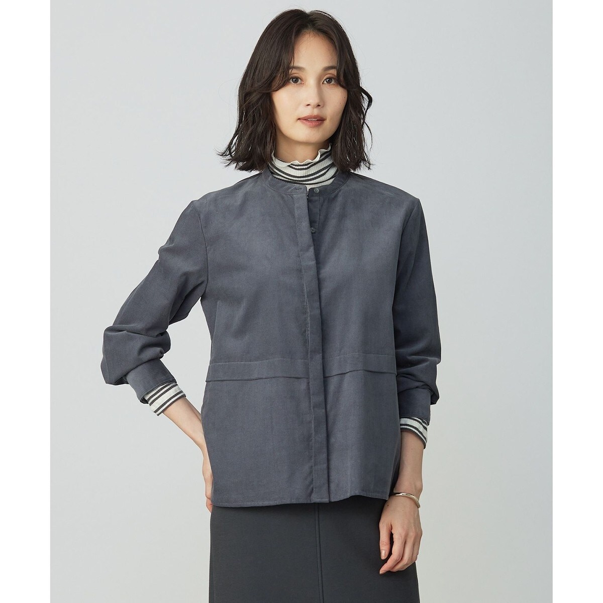 LOULOU WILLOUGHBY】フローラルマリンブラウス | ルルウィルビー