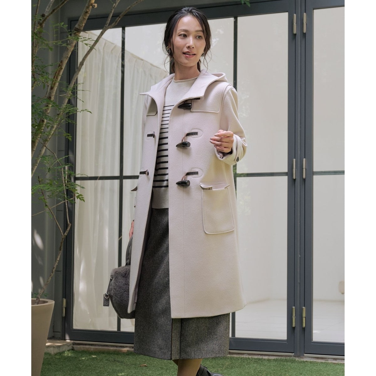 soe ダッフルコート ベージュ 15-16AW 定価70,000円 Jackal ソフトメルトン ダッフル コート | Jプレス(J.PRESS) | マルイ