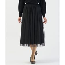 【2way】リバーシブル チュール スカート