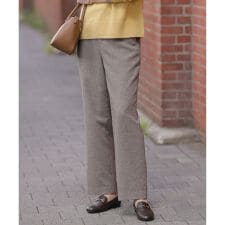 シルクネップツイード スレート パンツ